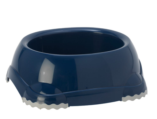 Moderna СМАРТ миска пластикова для собак, №3, 1,2 л d-19 см, синя