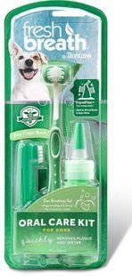 Набір для догляду за ротовою порожниною собак малих порід TropiClean Oral Care Kit, 59 мл