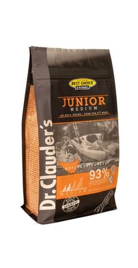 Dr.Clauder's Junior Medium корм для цуценят малих та середніх порід до 25 кг, 12,5 кг