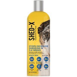 SynergyLabs Shed-X Dog СИНЕРДЖИ ЛАБС ШЕД-ИКС ДОГ добавка для шерсти собак (0,473)