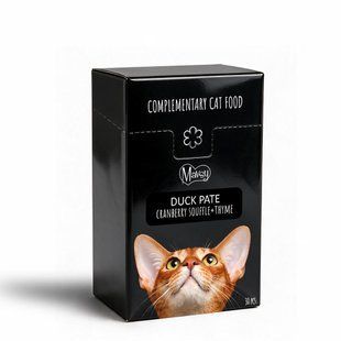 Ласощі кремові для котів Mavsy Creamy superfood DUCK BREAST PATE WITH CRANBERRY SOUFFL&Eacute; AND THYME у вигляді паштету з качиної грудинки, журавлинового суфле та тим'яну, 15 г (30 шт)