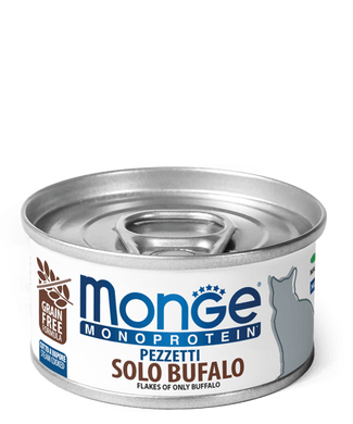 Monge Monoprotein Solo Bufalo - Консервы для кошек с буйволом, 80 г