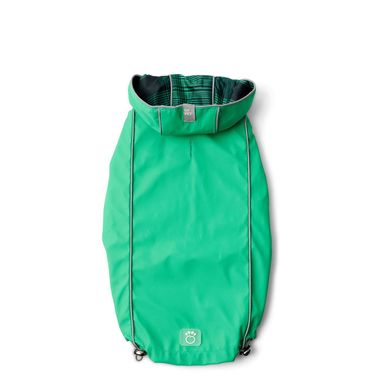 GF Pet Reversible Raincoat green Двусторонний дождевик для собак зелёный