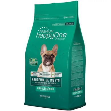 happyOne Premium Adult Dog Insect Protein - Сухой корм для взрослых собак с протеином насекомых 4 кг