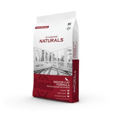 Diamond Naturals Indoor Cat Chicken & Rice - Сухий корм для котів, що живуть в приміщенні, з куркою та рисом, 1 кг