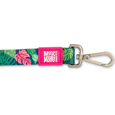 Поводок короткий для собак Max & Molly Short Leash Tropical с принтом Тропики, S