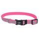 Coastal Lazer Brite Reflective Collar - Светоотражающий ошейник для собак Розовая зебра, 1,6 см * 30-46 см