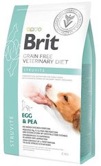 Brit GF VetDiets Dog Struvite - Сухий беззерновий корм для собак при сечокам'яній хворобі (яйця/горох), 12 кг