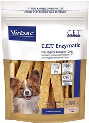 Virbac CET Enzymatic - Жевательные лакомства (маленькие) для ухода за полостью рта для собак, 1 шт