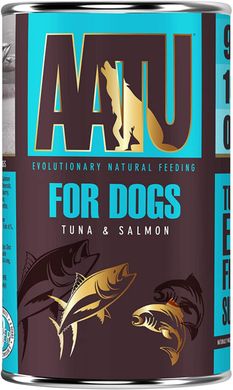 AATU Tuna&Salmon - ААТУ консерва для собак з лососем і тунцем 400 г