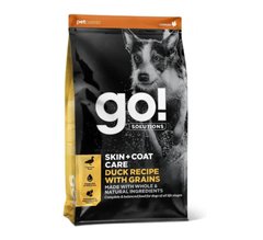 GO! Skin + Coat Duck Recipe WG DF - Гоу! Сухий корм для собак з качкою, 1,6 кг