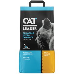 Cat Leader Clumping Wild Nature КЕТ ЛІДЕР АРОМАТ ДИКОЇ ПРИРОДИ ультрагрудкувальний наповнювач у котячий туалет (2кг)