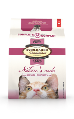 Oven-Baked Nature’s Code беззерновий сухий корм для кішок зі свіжого м'яса курки