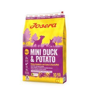 Josera Mini Duck & Potato - Сухий корм для дорослих собак дрібних порід з качкою та картоплею 10 кг