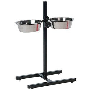 Flamingo Otis+ H-Stand М ФЛАМІНГО ОТІС+ миски для собак на штативі, 2х2.5л (h 60 см ( 2х2,5 л))