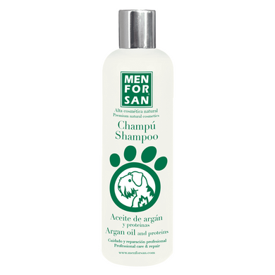 Шампунь для собак Menforsan Shampoo Silk Protein & Argan Oil с протеином и аргановым маслом, 300 мл