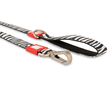 Поводок короткий для собак Max & Molly Short Leash Zebra с принтом Зебра, XS