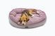 Овальный лежак Harley & Cho Donut Soft Touch Pink для собак розовый, размер M фото 3