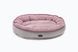Овальный лежак Harley & Cho Donut Soft Touch Pink для собак розовый, размер M фото 1