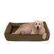 Harley & Cho Sofa Olive - Лежак оливкового цвета с усиленной поверхностью и бортами для собак L фото 4