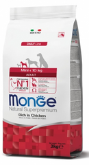 Monge Dog Mini Adult - Корм сухий з куркою та рисом для дорослих собак дрібних порід, 800 г