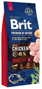 Brit Premium Dog Adult L - Сухой корм для собак больших пород, 8 кг