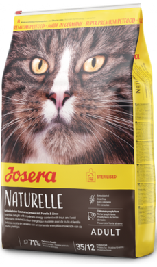 Josera Cat Naturelle Sterilised - Беззерновой корм для стерилизованных котов, 10 кг