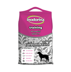 Inodorina Training Carboni - Тренировочный гигиенический коврик с активированным углем 60х60 см, 40 шт