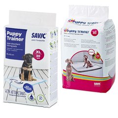 Savic Puppy Trainer XL САВІК ПАППІ ТРЕЙНЕР пелюшка для собак та цуценят великих порід (30 шт. ( XL: 90х60 см))