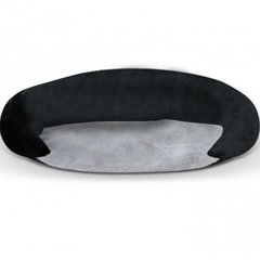 K&H Bolster самозігріваючий лежак для собак (Cірий - чорний)