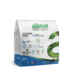 Alleva Holistic Adult Cat Ocean Fish - Сухой корм для взрослых кошек с океанической рыбой, 400 г