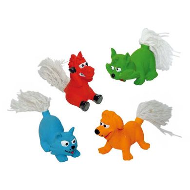Іграшка для собак - CROCI Хвостаті, вініл, з пищалки, 25см (різні кольори)