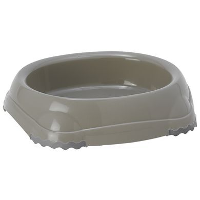 Moderna СМАРТІ миска пластикова для котів, 210 мл, d-12 см (Теплий сірий ( 0.21 ))