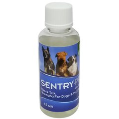 Sentry Pro Green Tea & Ginger Shampoo - Шампунь от блох и клещей для собак, 45 мл