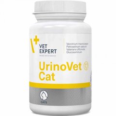 VetExpert UrinoVet Cat - Поддержание и восстановление функций мочевой системы у кошек, 45 капсул
