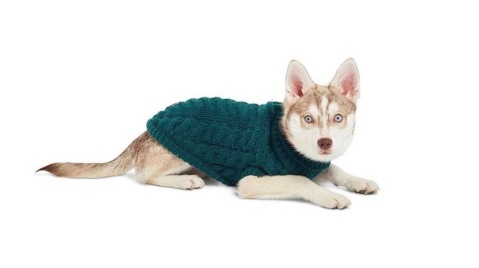 GF Pet Black Diamond Sweater Green Свитер для собак зелёный