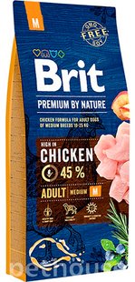 Brit Premium Dog Adult M - Сухой корм для собак средних пород, 1 кг