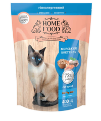 Home Food - Сухой корм "Морской коктейль" для кошек с чувствительным пищеварением