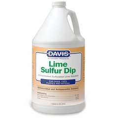 Davis Lime Sulfur Dip - Антимикробное и антипаразитарное средство для собак и кошек, концентрат, 3,8 л