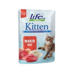 LifeCat Kitten пауч для кошенят з яловичиною, 70 г