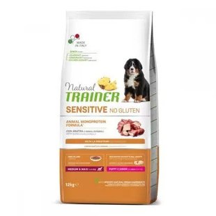 Trainer Natural Puppy Maxi – Сухий корм для цуценят і юніорів великих порід (качка).