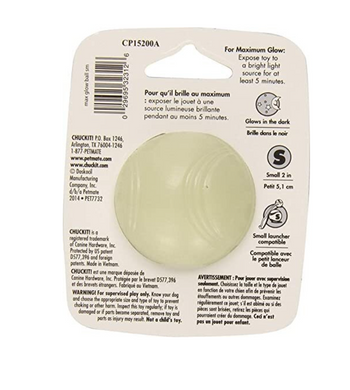 Chuckit Max Glow Ball - Сяючий м'яч для собак - S