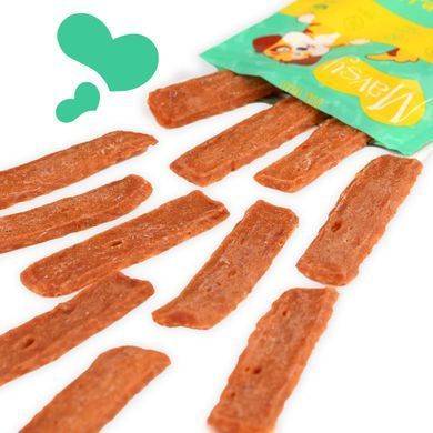 Лакомство диетическое для собак с чувствительным пищеварением Mavsy RABBIT chips из мяса кролика, 100 г