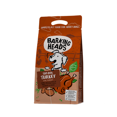 BARKING HEADS Top Dog Turkey / Grain Free (25,5 / 16) "Незрівнянна індичка" беззерновий корм для собак