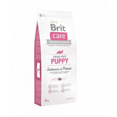 Brit Care Grain Free Puppy Salmon & Potato - Беззерновой сухой корм для щенков всех пород с лососем и картофелем