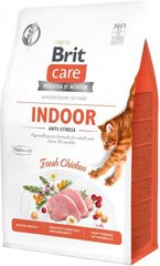 Brit Care Cat Grain Free Indoor Antistress - Беззерновий сухий корм з куркою для дорослих кішок від 12 месяців