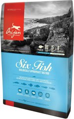 ORIJEN 6 Fresh fish - Корм з рибою для собак всіх порід та всіх стадій життя