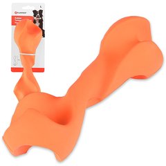 Flamingo Rubber Flexo Twisted Dumbbell ФЛАМИНГО ФЛЕКСО СКРУЧЕННАЯ ГАНТЕЛЬ жевательная игрушка для собак (L ( 0.34кг ))