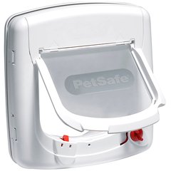 PetSafe Staywell ПЕТСЕЙФ СТЕЙВЕЛ ПРОГРАМ дверцята для котів до 7кг, з програмованим ключем (Білий ( 500EF))