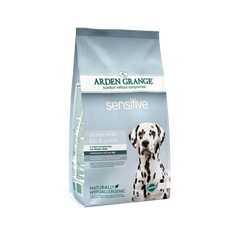 Arden Grange Adult Dog Sensitive - Арден Гранж сухой корм для взрослых собак с деликатным желудком и чувствительной кожей с океанической белой рыбой и картофелем, 12 кг